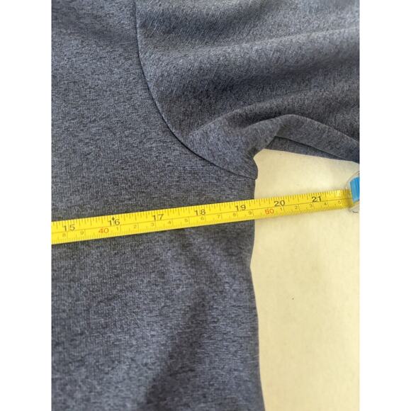 The North Face Hoodie Womens Medium Navy Blue Pullover Logo Spellout Sweatshirt - Picture 6 of 8